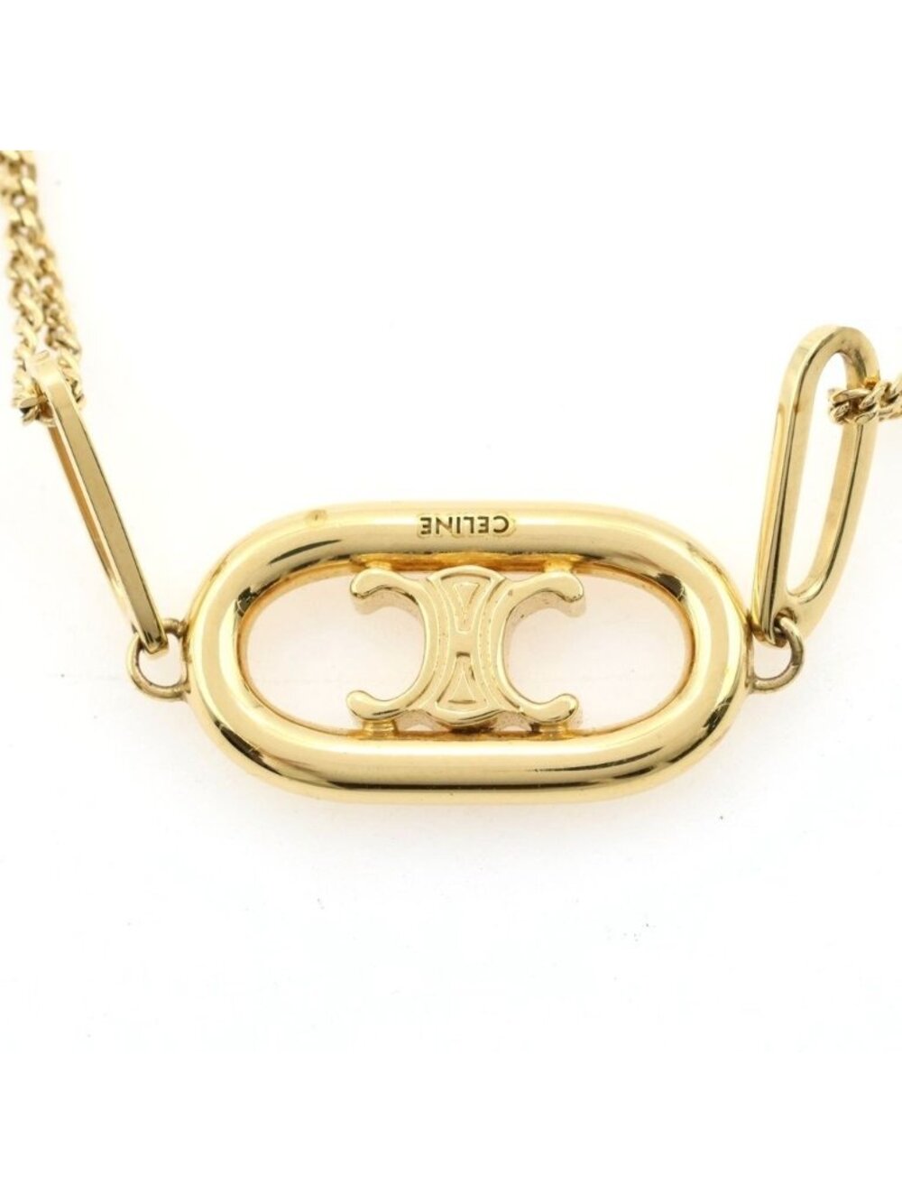 Celine Triomphe Pendant Chain Gold - Picture 3 of 6